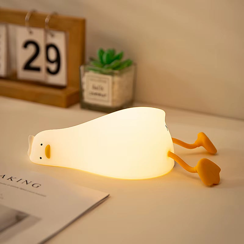 🦆 LED Cute Duck Silicone Night Light